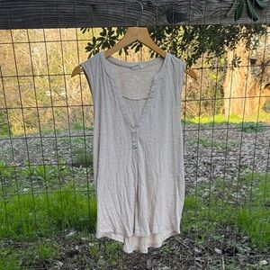 GAP Light Beige Sleeveless Tank Top